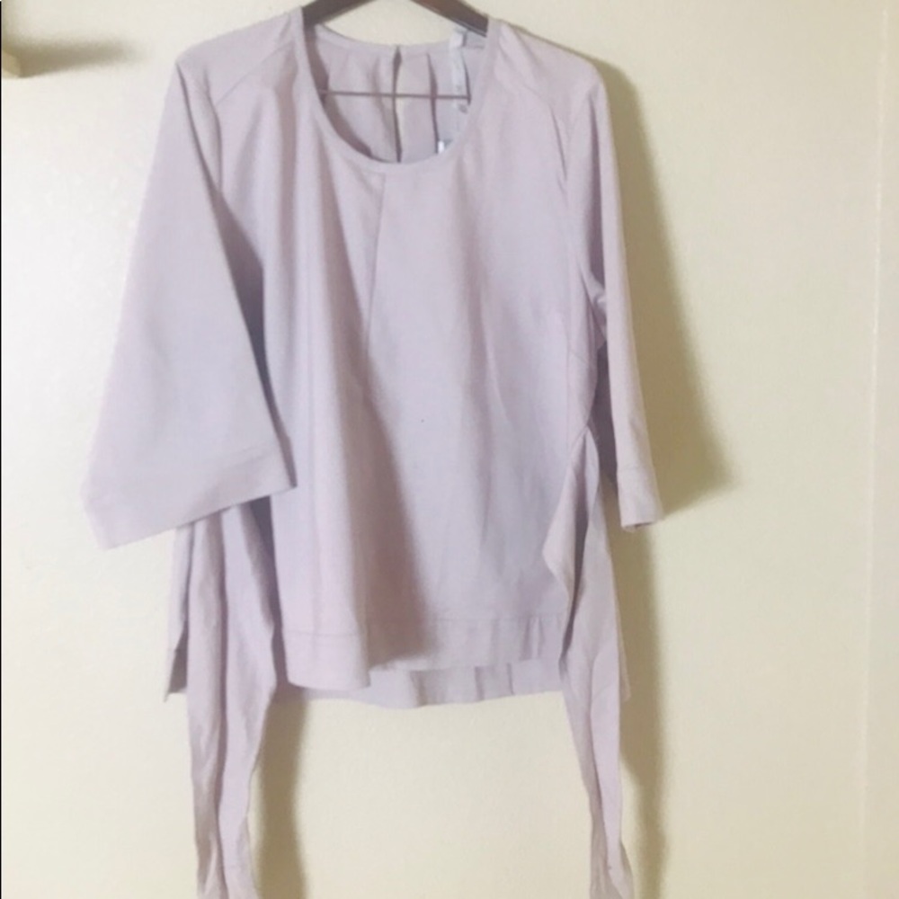 Melissa McCarthy || NWT Seven7 Wrap Purple Blouse